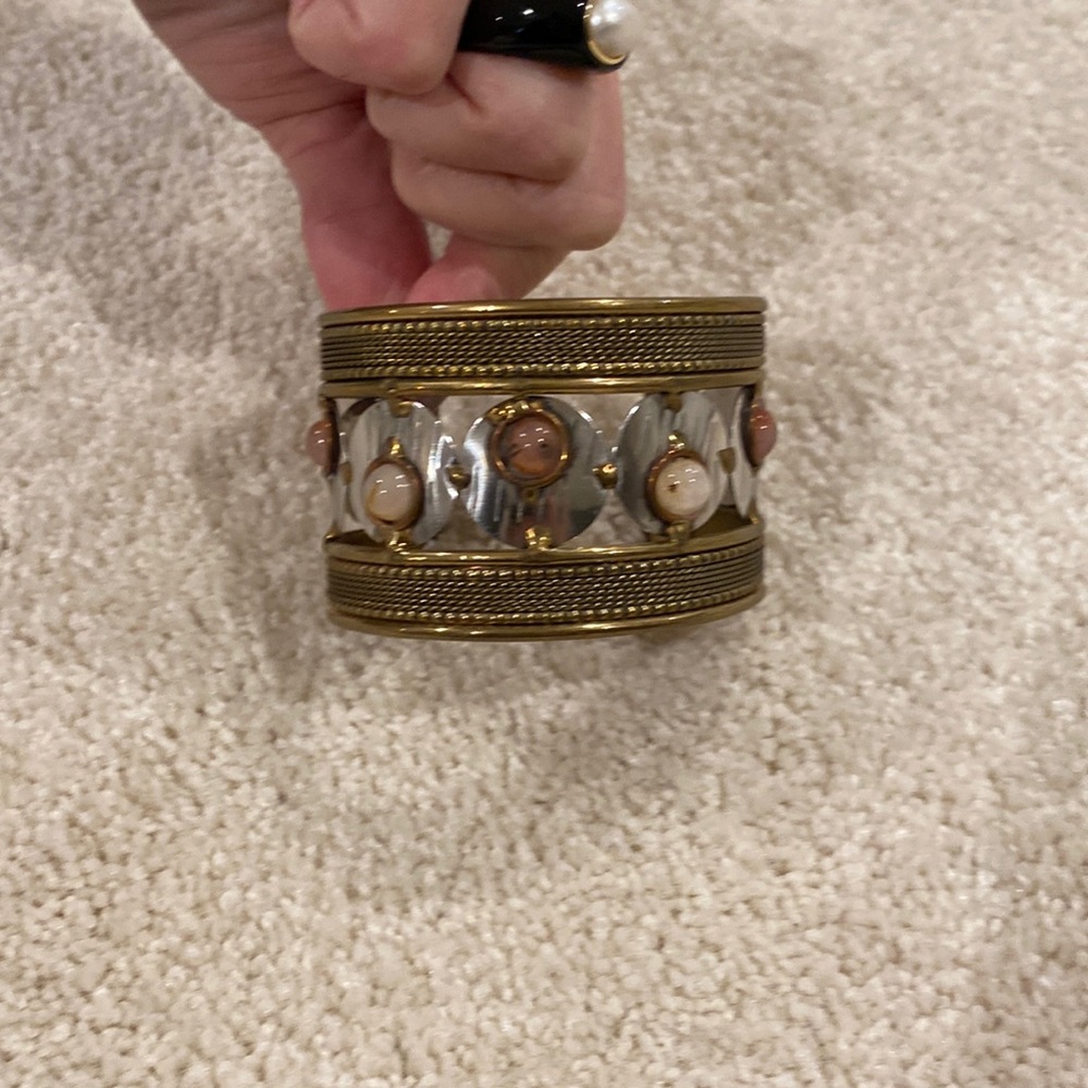 Gold and silver cuff